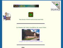 Tablet Screenshot of foehr-web.de